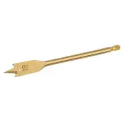 Silverline 18Mm Titanium-Coated Flat Bit Wood Particle Board Plastics And Fibreg