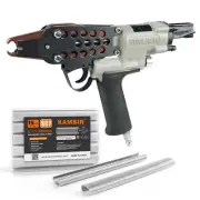 Woodpecker C-7EA 15 Gauge Pneumatic Hog Ring Gun Kit, 3/4-Inch Crown Air Powe...
