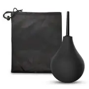 Enema Bulb Douche for Men & Women, Reusable Cleaning Silicone Slim Nozzle Douche, Safe Comfortable Rubber 160ML
