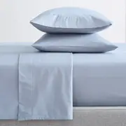 Renee Taylor 300 Thread Count 100 % Organic Cotton Sheet sets Baby Blue