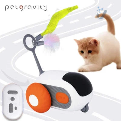Pet Gravity Cat Smart Interactive Car Toy Automatic Moving Remote Mouse Indoor K
