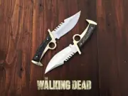 Set of 2 Daryl Dixon The Walking Dead Replica Knifes Handmade Stainless Steel.