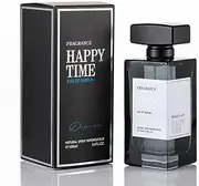 HAPPY TIME Man Perfume, Eau De Toilette Spray (3.4 Fl.oz) | Lasting Mens Cologne With Wooden oriental tones, Oriental cuisine(Black, Red)Suitable For Business Office, Romantic Date And Daily Life. (Wooden oriental tones(Black))