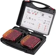 Wireless Trailer Lights, Magnetic Wireless Led Trailer Rear Lights Kit, Portable Led Tow Kit for Trucks, Boat, Rv