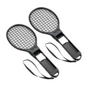 Tennis Racket for Nintendo Switch and Switch OLED Joy-Con 2 Pack Black