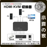 在飛比找蝦皮購物優惠-HDMI USB KVM Switch 2進1出 2口 hd