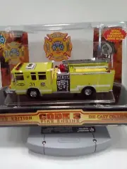 Limited Edition Code 3 Dearborn Heights Fire Engine Die Cast Collectible-NEW