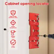 Shelf Pin Jig 1/4 Inch Aluminum Alloy Shelf Pin Drilling Guide Precise··.-
