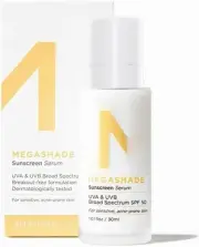 ZitSticka MEGASHADE Sunscreen Serum for Face w/SPF 50-30ml UVA/UVB Protection