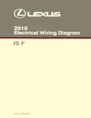 2010 Lexus IS F Wiring Diagrams Schematics Layout Factory OEM