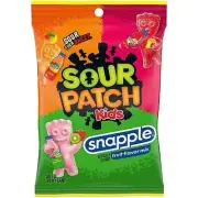 2 PACK Sour Patch Kids SNAPPLE Sour Candy 8 oz