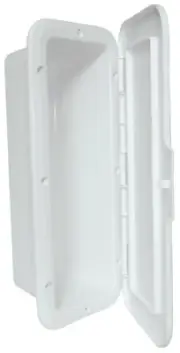 1KG Fire Extinguisher Box With White Door Caravan Camper RV Motorhome Safety