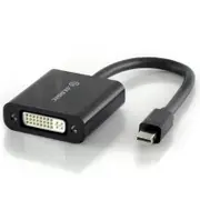 Alogic 20Cm Active Mini Displayport To Dvi Adapter Male To Femal 4K Mdp-Dvi-Actv