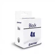 4x Eurotone Eco Cartridge T7031 Black XXL Alternative for Epson Big Ben