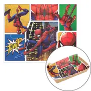 Spiderman City Scape Grease Proof Paper Plate / Tray Liners (8 Sheets)