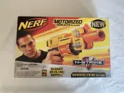 Brand New NERF N-Strike Barricade REV-10 Dart BLASTER Rare