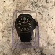Smith & Wesson Black Mens Commando Field Watch 30M SWW-W-HF11 Brand New
