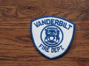 fire department ,canada, vanderbilt. sew on,new old stock, ,1960's,
