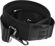 [TEHAUX] Adjustable Wide Shoulder Strap for Bags Messenger Bag Replacement Strap with Clips Padded Design for Comfort for Heavy Equipment and Luggage Carrying