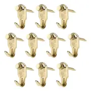Picture Hangers Photo Frame Hanging Hooks Kit w Nails Holds 10 lbs 30Pcs