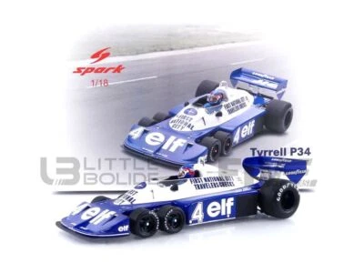 SPARK 1/18 - TYRRELL P34 - SOUTH AFRICA GP 1977 (P. DEPAILLER) 18S571