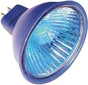 Nelson Aluminium Reflector Halogen MR11 Lamp, Blue, 20W