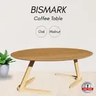 Priceworth Bismark Coffee Table Oak and Walnut Color