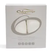 2PK Onkaparinga Baby Cotton Jersey Wraps/Wrap Sleeping Blanket White