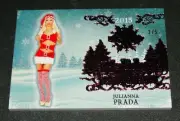 2015 Benchwarmer JULIANNA PRADA Holiday #84 Pink Foil Variant/5 PLAYBOY - Brazil