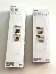 IKEA ISTAD Resealable 80 Storage Bags Green, Black, Yellow Different Sizes New