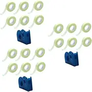 Baluue 3 Sets Elastic Eyelash Tapes Set for Eyelash Extensions Skin-friendly Patches for Makeup Salons