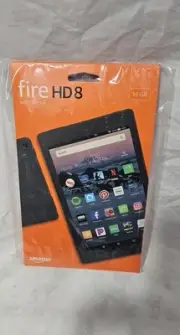 Amazon Fire HD 8 7th Generation 16GB Wi-Fi 8 inch Tablet Black NEW SEALED