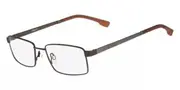 Flexon E1028 210 Men's Glasses Brown Size 51 - Private Health Rebate - Blue Light Block Available
