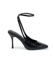 [Novo Shoes] Irish Heels in Black Croc