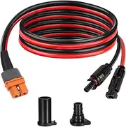 Xiatiaosann XT60i to Solar Cable 10AWG Solar Panel to XT60i Connector Adapter, XT60i Female Extension Cable for Portable Power Station Solar Generator Solar panels(0.6m)