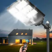 600W Outdoor Solar Wall Light LED Motion Sensor Bright Flood Street Lamp 3 Modes