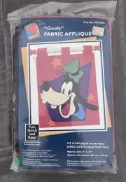 Vintage Disney Goofy Applique Kit 8x10 Made In USA