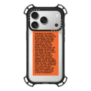 iPhone 17 Pro Bounce Case MagSafe Compatible For What It's Worth Phone Case by Quotes by Christie