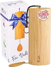Koshi Wind Chime Made of Bamboo Veneer Ignis Fire Wind Chime with Gift Box Gift Box Packaging
