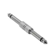 6.35mm 1/4" Mono Instrument Lead Cable Connector Plug to Join Effects Pedals