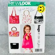 New Look 6391 Purse with Handles Bags Sewing Pattern Craft