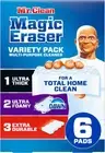 Mr. Clean Magic Eraser Sponge, All Purpose 6 Count (Pack of 1), White
