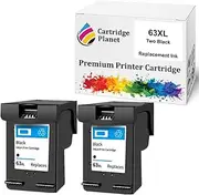Cartridge Planet 2 Black Compatible Ink for HP 63XL F6U64AA for HP Deskjet 1110 1112 2130 2131 2132 3630 3632 HP Envy 4510 4520 4522 4523 4524 5424 HP Officejet 3830 4650 5220 5230