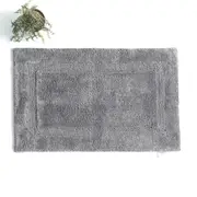 Renee Taylor Soho Cotton Reversible Bath Mat Nickel