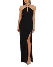 Liv Foster Crepe Long Dress