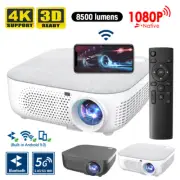 2.4G/5G Portable HD 1080P 4K Video Bluetooth LED Projector Wifi Outdoor