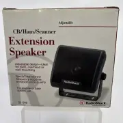 Realistic Radio Shack Radio CB Scanner Extension Speaker Cat No 21-549 Black NEW