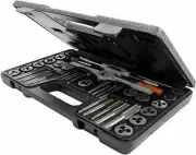 Standard SAE Steel Tap & and Die Tool Threading Set