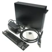 Mini PCIe to Dual PCIE 2 Ports 16x pci-e Bus Slot Adapter with case enclosure