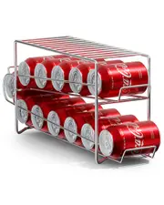 Sorbus Soda Can Rack Beverage Dispenser Silver NoSize NoColor